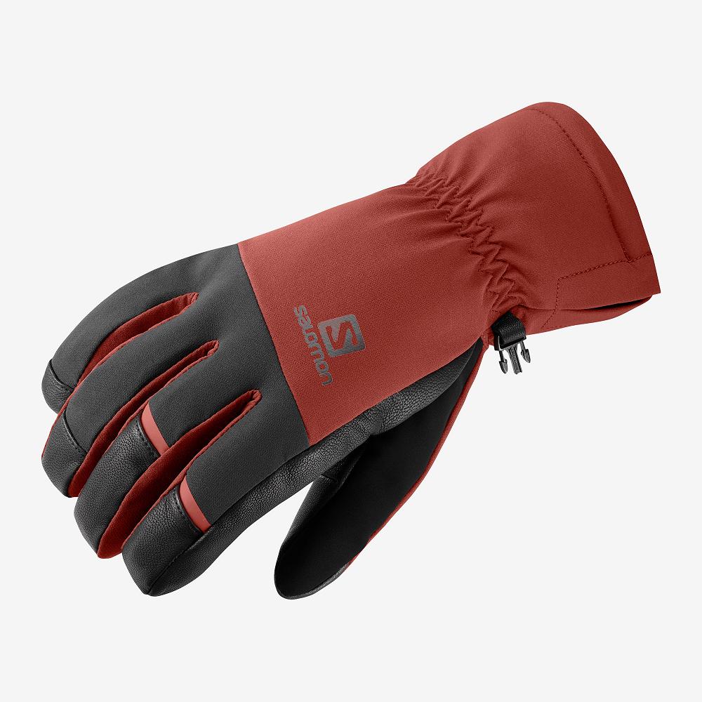 SALOMON UK PROPELLER DRY M - Mens Gloves Red,FBED50348